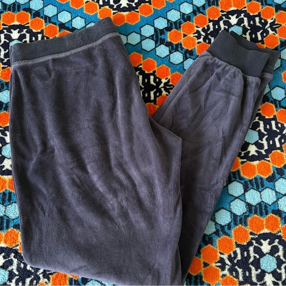 Gap Women’s Velour Navy blue joggers Gap Body - Picture 2 of 3